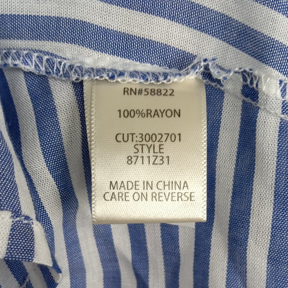 Max Studio Button Down Long Sleeve Button-Fold Shi - Picture 4 of 7